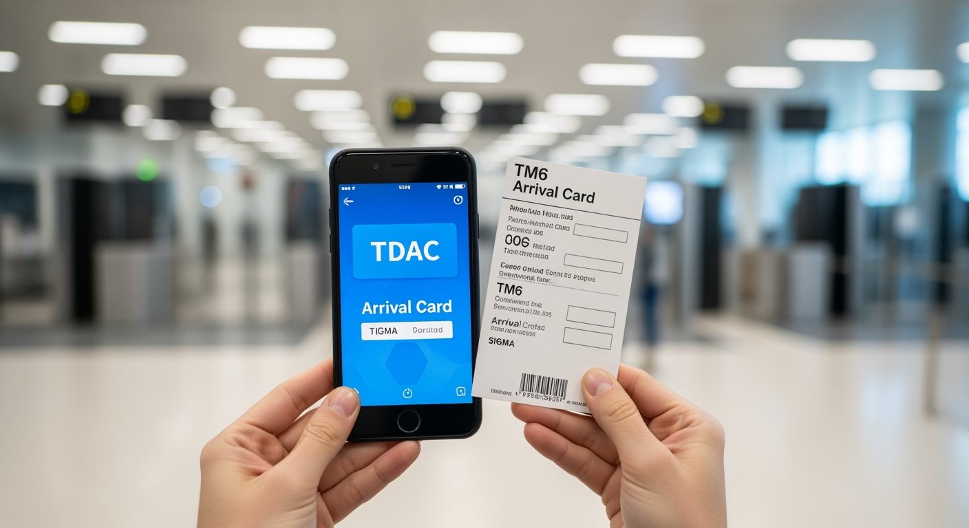TDAC vs TM6 Form - Digital vs Paper Arrival Card Transition
