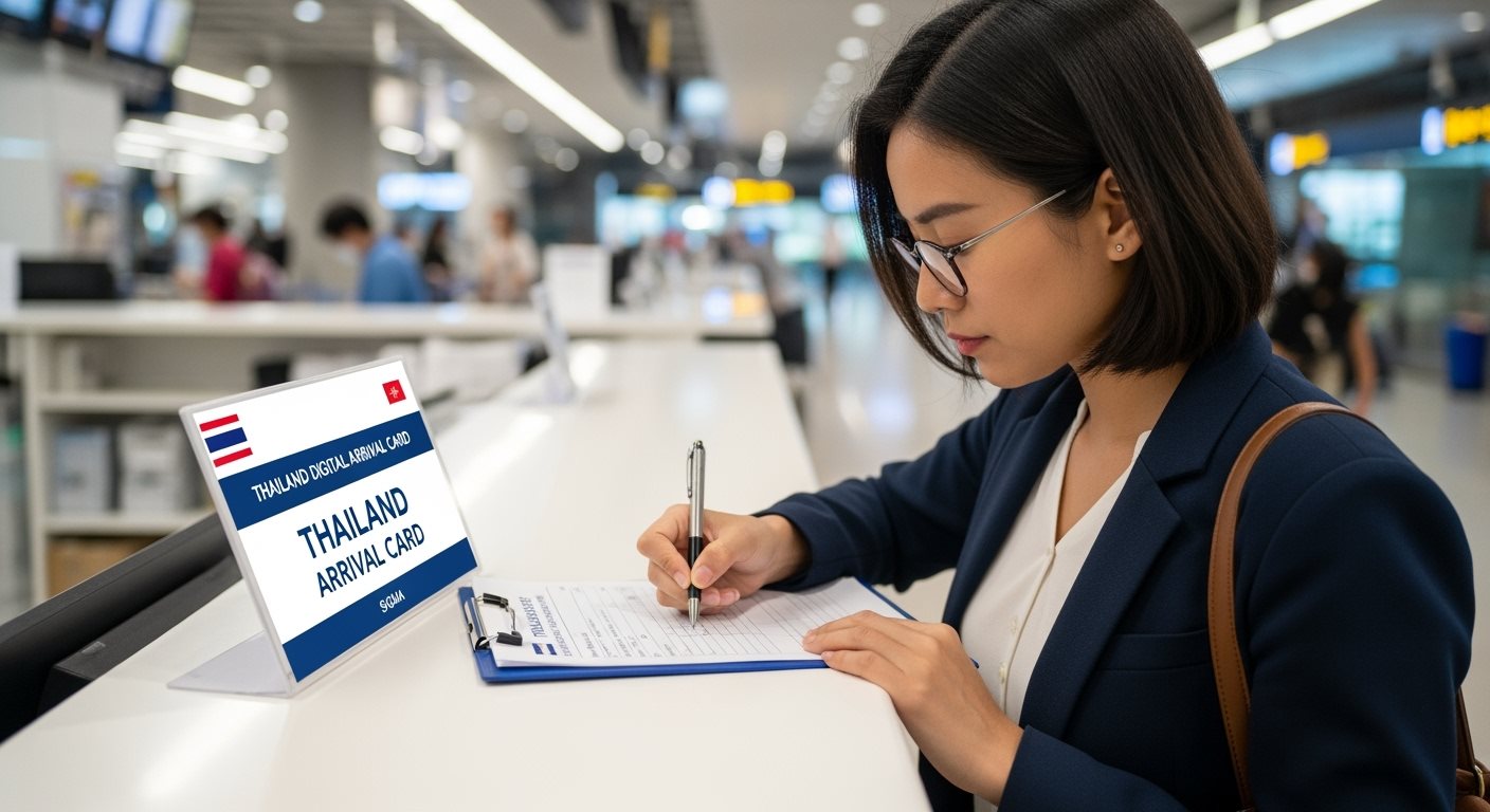 Correct way to fill Thailand Digital Arrival Card form with highlighted accuracy tips