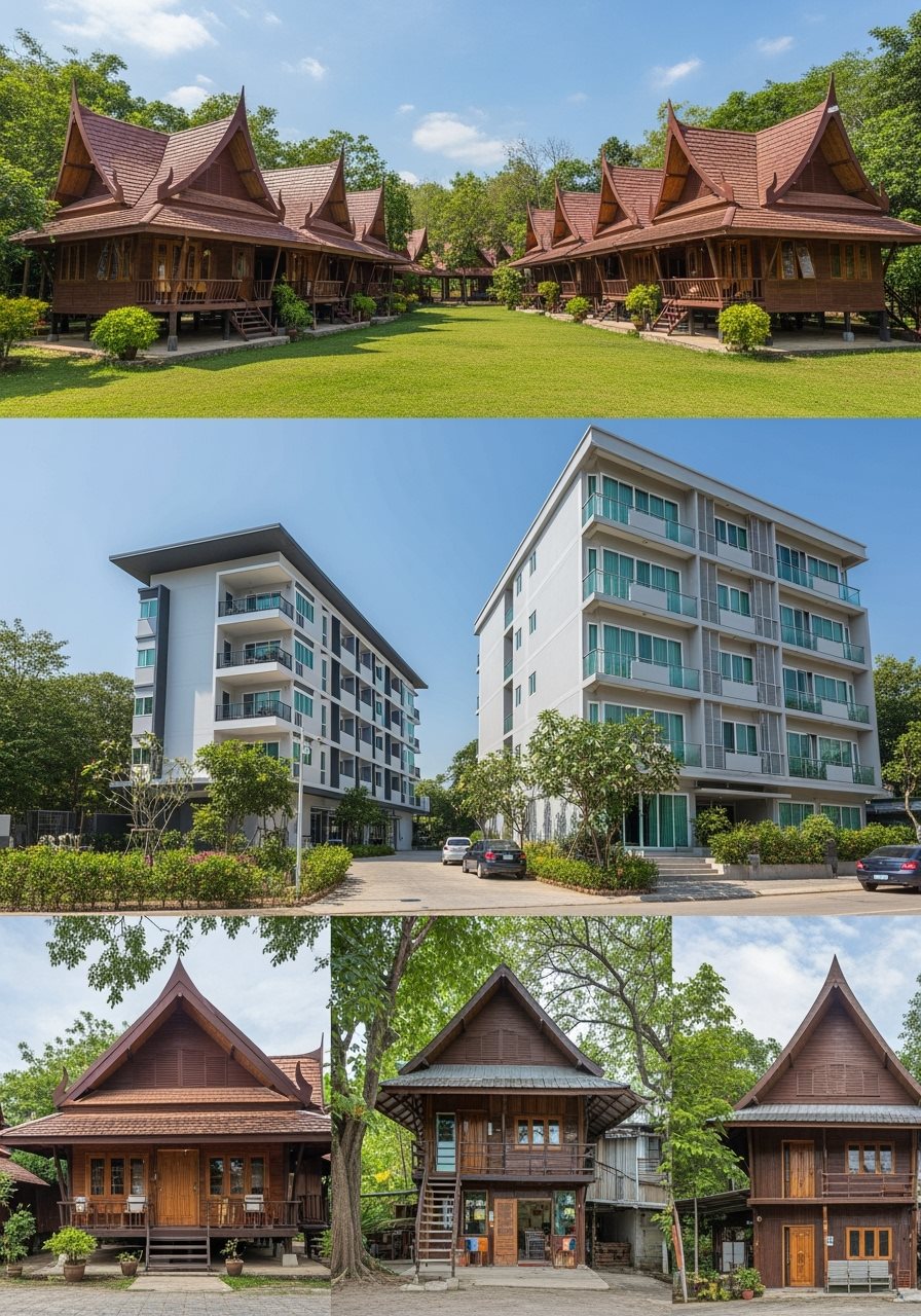 Examples of Different Accommodation Types in Thailand